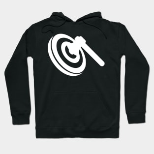 Axe Throwing Bullseye Target Hatchet Tomahawk Hoodie